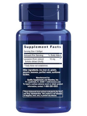 Life Extension Mega Lycopene softgels closeup highlighting easy-to-swallow capsules for routine use.