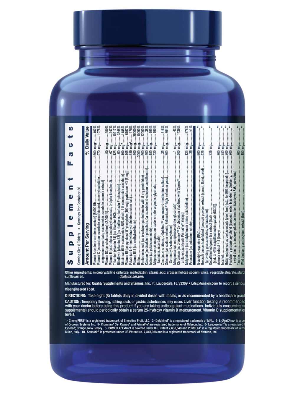 Life Extension Mix without Copper tablets closeup highlights high-potency vitamins and minerals for daily support.