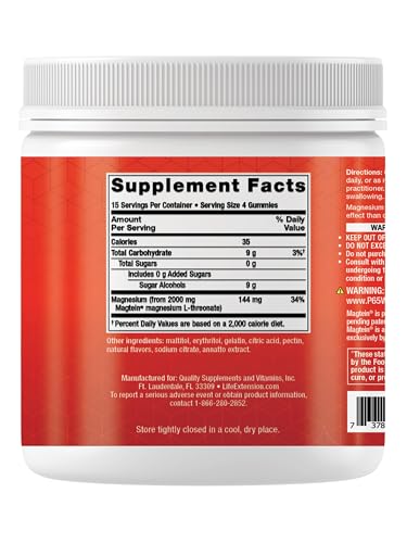 Close-up of Neuro-Mag orange gummies for cognitive wellness on the go.