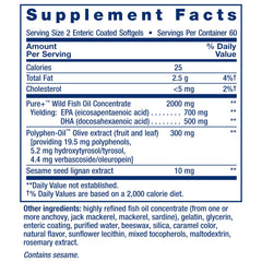 Life Extension Olive polyphenols bottle emphasizes Mediterranean-inspired antioxidants for overall wellness.
