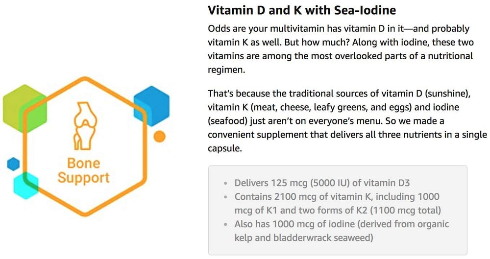 Life Extension Sea-Iodine plant complex ingredients listed on label.