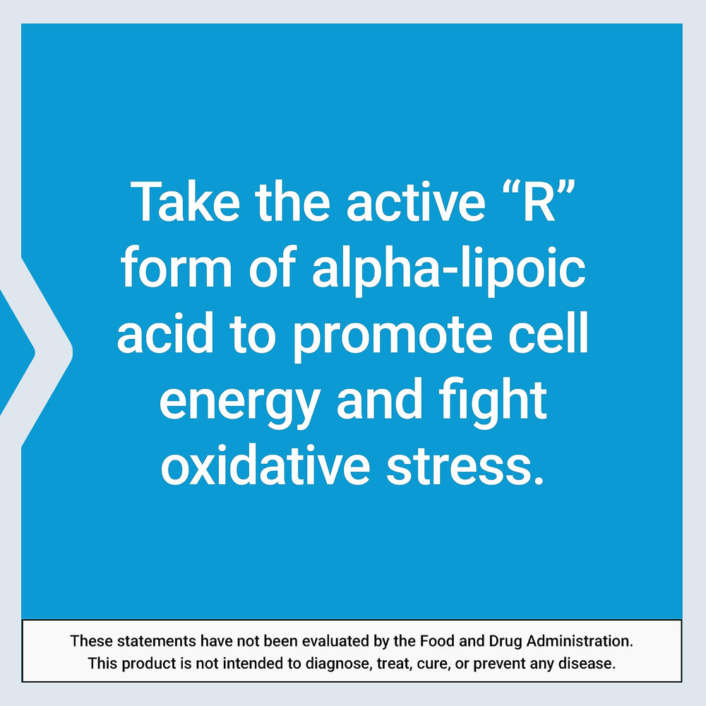 Life Extension Super R-Lipoic Acid 240 mg pack of two bottles for value.