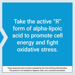 Life Extension Super R-Lipoic Acid 240 mg pack of two bottles for value.