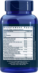 Life Extension Ultra Prostate Formula bottle label, showcasing ingredients for prostate health support.