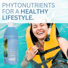 Life Force Body Balance Irish moss and sea vegetables on spoon for mineral-rich nutrition.