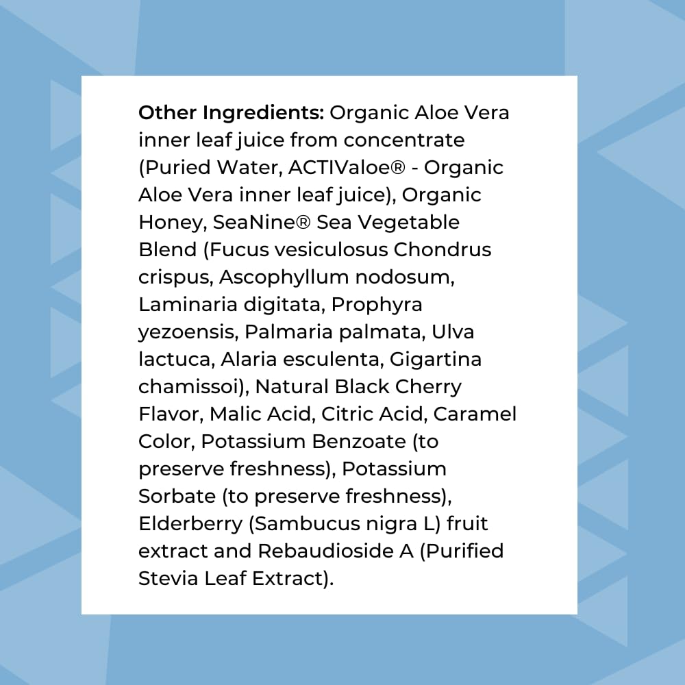 Life Force Balance SeaNine blend with red, green, brown sea vegetables.