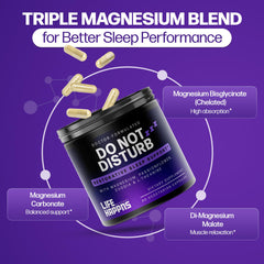 Capsules closeup shows vegetarian, non-GMO formula for calm evenings.