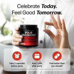 Life Happns liver-support capsules ready for easy daily use and recovery.