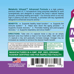 Life Infused vegan capsules packaging highlights plant-based, clean formula.