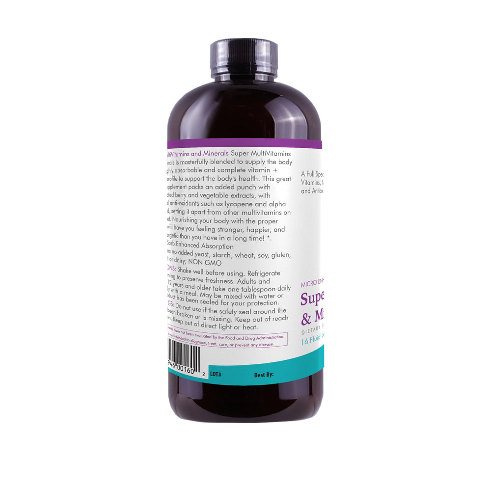 Close-up of Life Solutions label on the bottle
