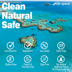 Life-Space IBS dosage pack conveys daily routine and contents.