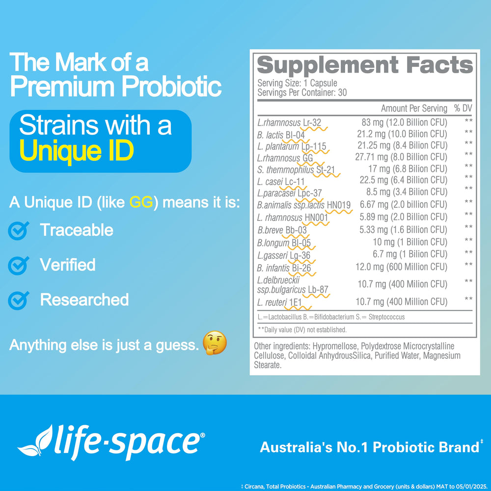 Life-Space storage graphic showing no refrigeration required.