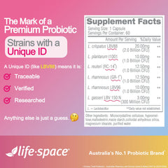 Life-Space made in Australia branding highlights quality and compliance.