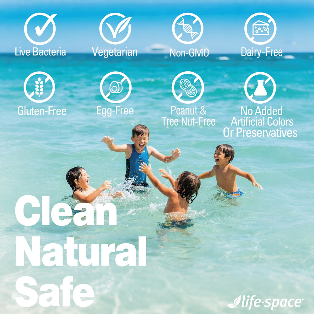 Life-Space vegan, allergen-free formula on packaging