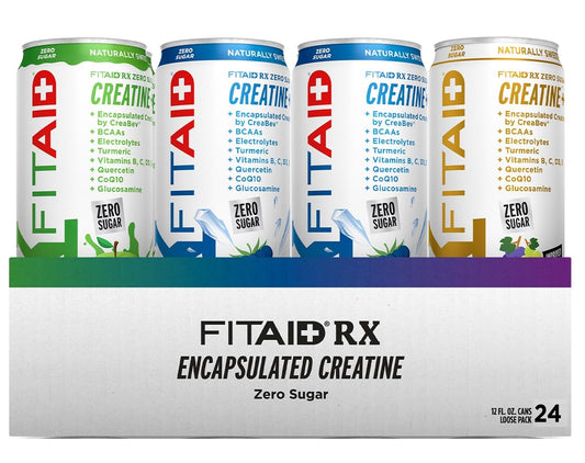 LIFEAID FITAID RX Zero Sugar bottle front view for post-workout recovery
