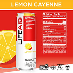LIFEAID focus aid energy blend can for sustained activity support