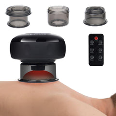 LIFELEC smart cupping kit front view for convenient at home therapy sessions