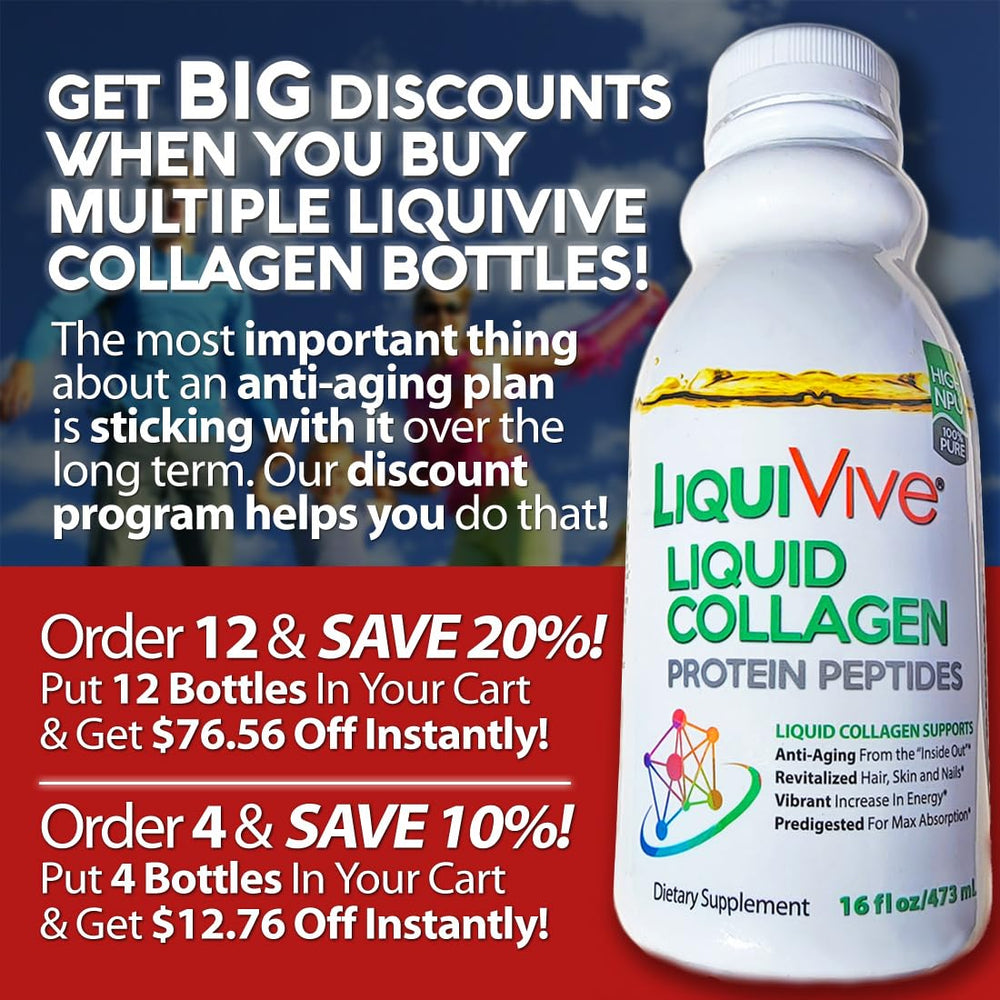 Life Miracle LiquiVive bottle label close-up highlights hydrolyzed collagen formula.