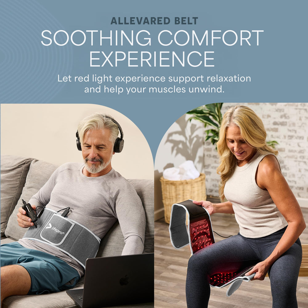 LifePro dual-wavelength LEDs enable flexible red light therapy sessions