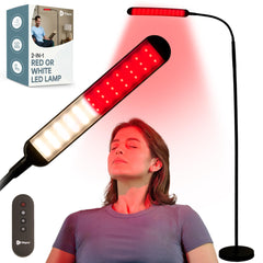 LifePro Lumaglow front view shows compact lamp ideal for home desks and tables