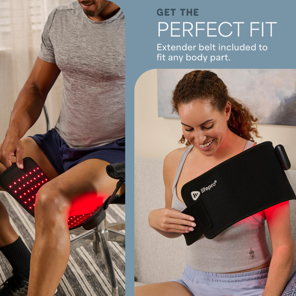Compact and lightweight LifePro wrap with long lasting battery life for travel.