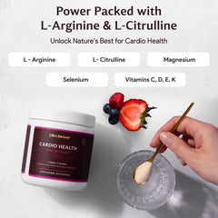 Life's Fortune label close-up with natural mixed berry flavor