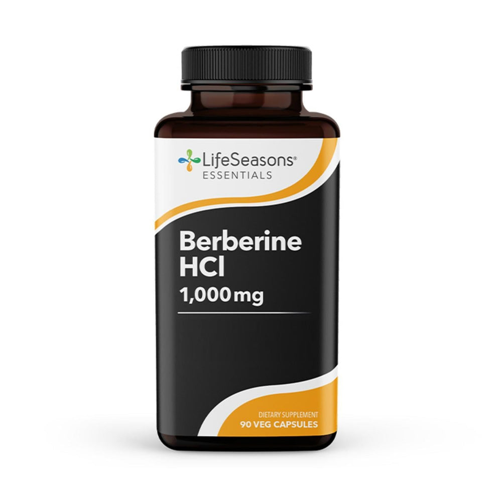LifeSeasons Berberine bottle shown for daily metabolic support.