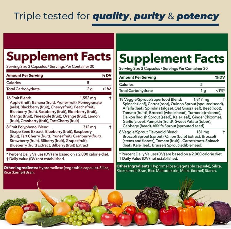 LifeSeasons Fruits and Veggies daily-dose highlights convenient routine