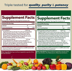 LifeSeasons Fruits and Veggies daily-dose highlights convenient routine
