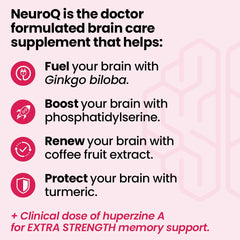 LifeSeasons NeuroQ capsules close-up suggesting enhanced memory and focus