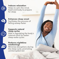 LifeSeasons Rest-ZZZ label close-up highlights ingredients for soothing nervous system comfort.