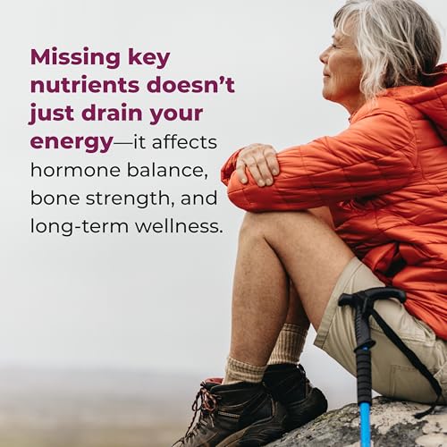 LifeSeasons Women's Multivitamin label detail featuring PureWay-C and TRAACS chelated minerals.