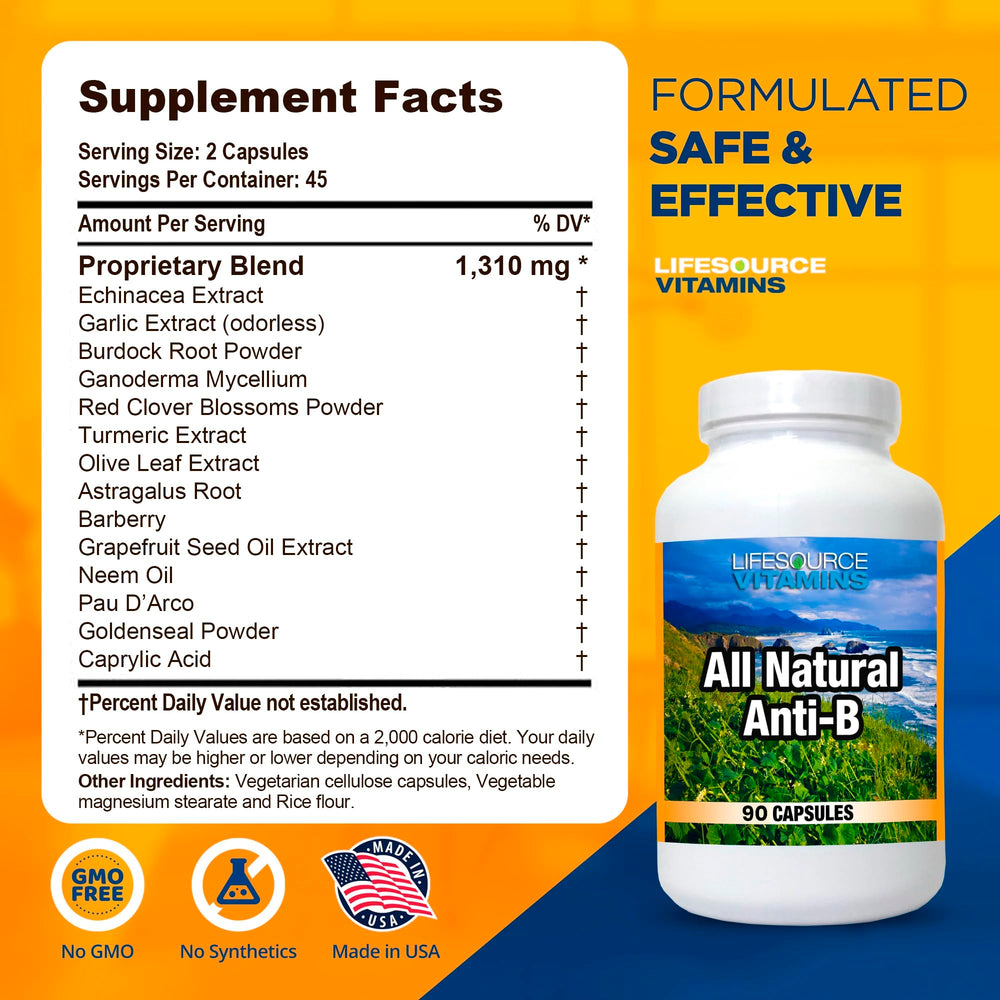 LifeSource Turmeric curcumin emphasis conveys anti-inflammatory potential from plant-based ingredients.