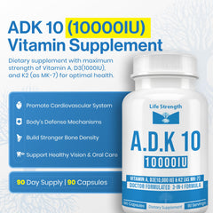 LifeStrength ADK bottle with USA-made label underlines quality assurance