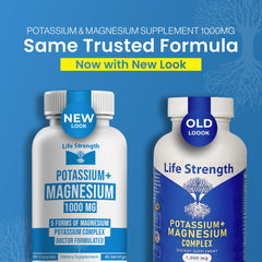 LifeStrength potassium magnesium 6-in-1 mineral blend visual highlight.