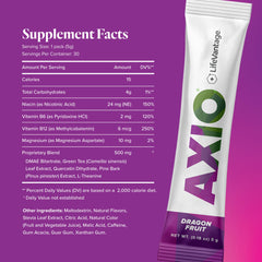 LifeVantage AXIO being stirred into water for a clean energy boost.