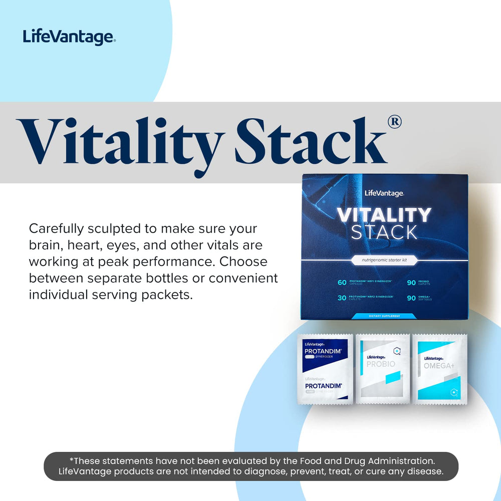 LifeVantage Probio Omega softgel pack for daily digestion and balance
