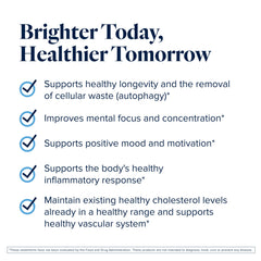 Poured Protandim NAD Synergizer capsules beside a glass of water for routine use.