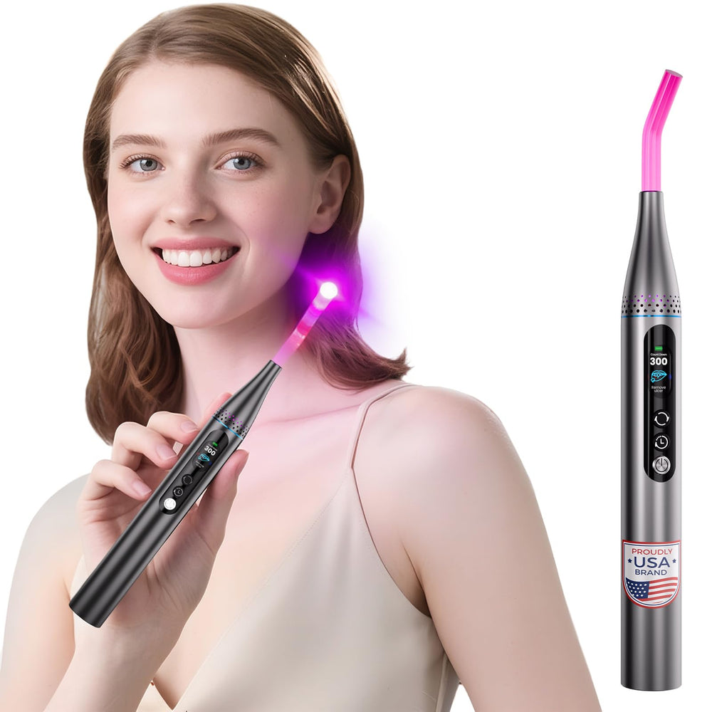 LifeZoom 3-in-1 light therapy wand for lips and face soothing relief