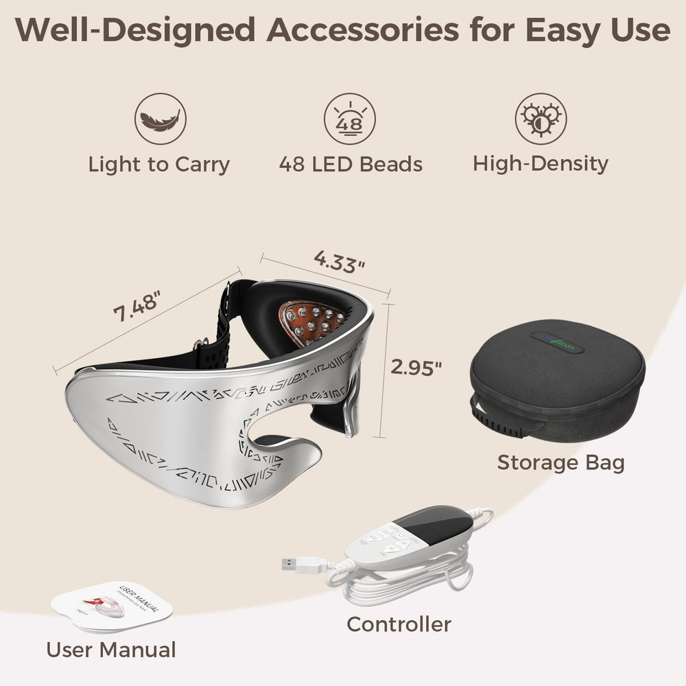 LifeZoom mask with compact case supports easy portability and travel use.