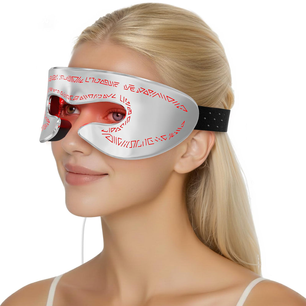 Travel-ready LifeZoom eye mask fits in a compact travel bag.