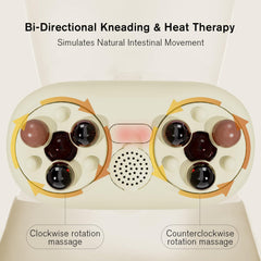 Lifiora belly massage device with dual kneading heads supporting gentle digestion aid.