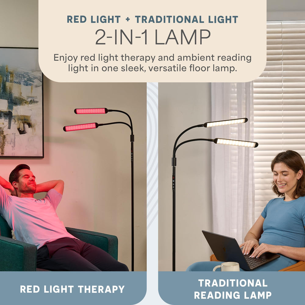 LifePro Lumaglow side view demonstrates compact design for bedside reading