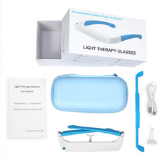 Light Therapy Glasses UV-free design protects your eyes.