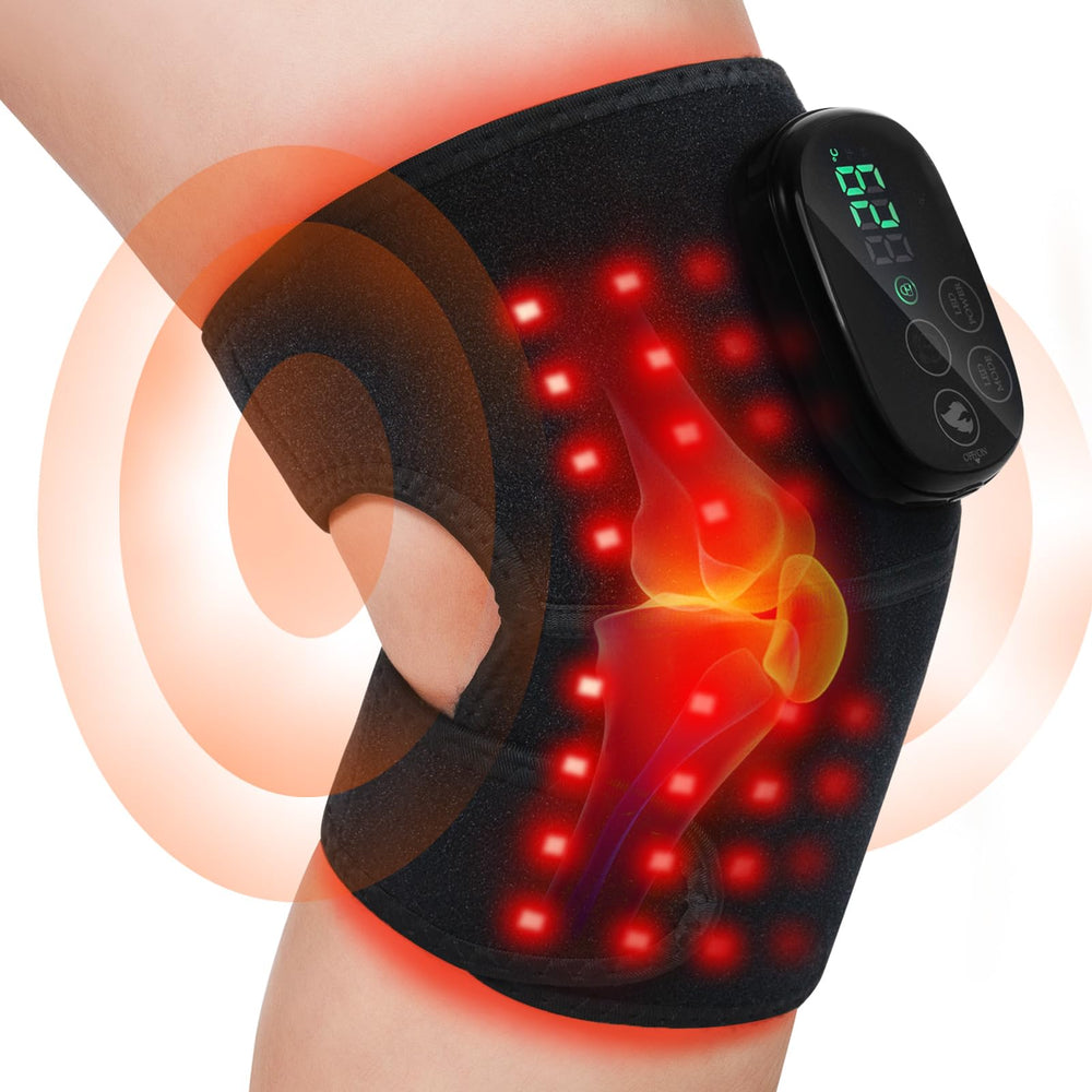 LightinMax knee brace with wireless controller—front view for easy use