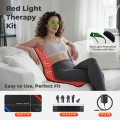 LIGHTIUM therapy pad dimensions 33-5x17 inches for versatile use.