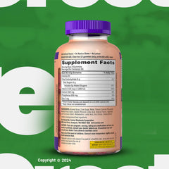 Two LightSpring gummies per serving on a clean, modern surface