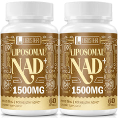 Ligusteri NAD+ bottle shows liposomal formula for enhanced cellular energy support.