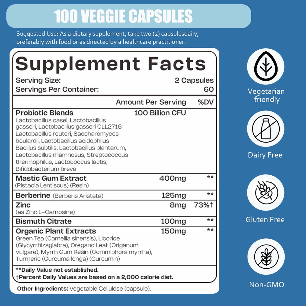 LIISKYY capsules close-up show high potency for gut microflora