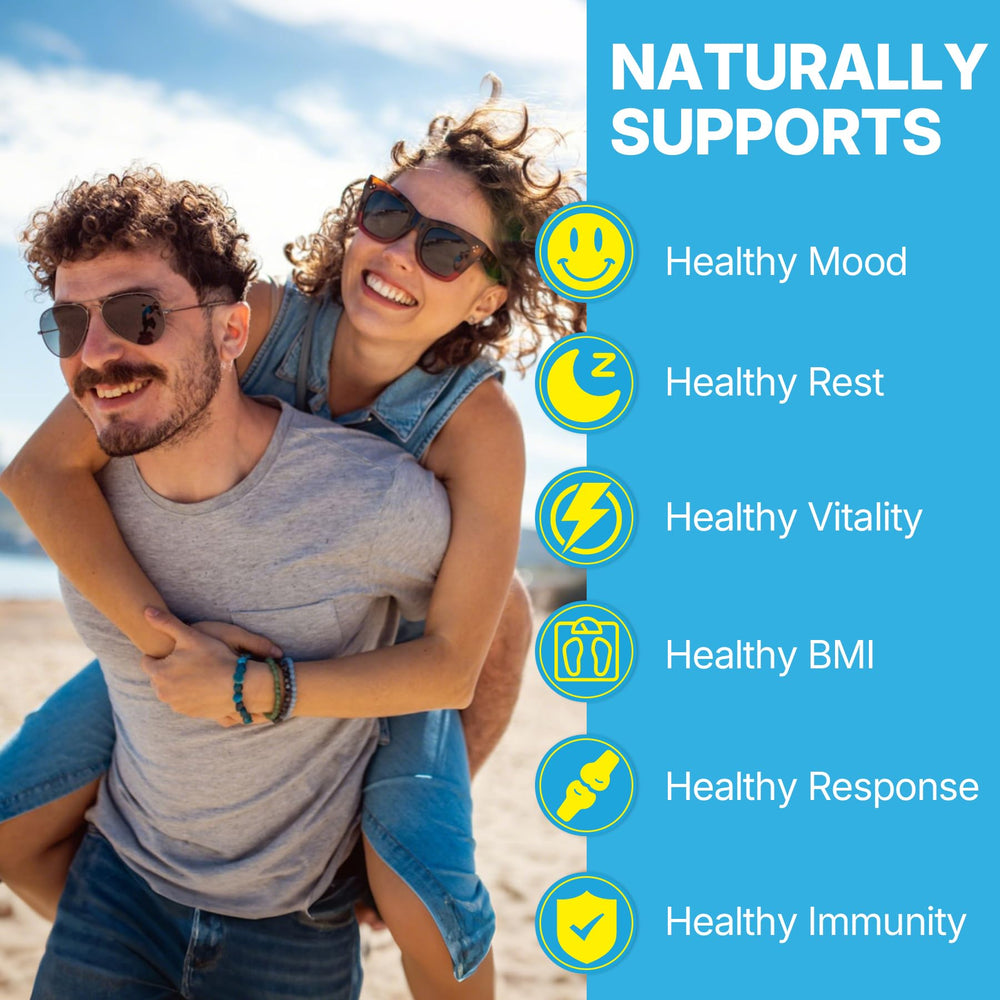LILICARE Ashwagandha Gummies vitamin blend bottle emphasizes D3, B12, turmeric for balance